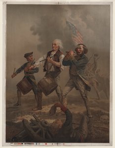 Yankee doodle 1776, ca 1876 (kromolitografi)