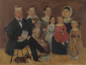 John J. Wagner familjeporträtt av Archie Thompson