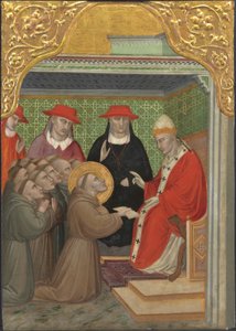 Saint Francis inför påven