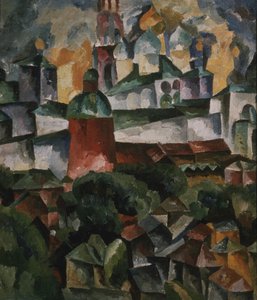 Landskap med treenigheten-Sergius-klostret, 1920