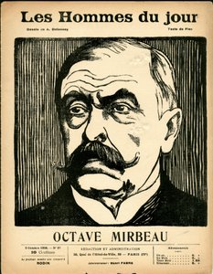 Omslag till "" The Men of the Day "", Satirical in B & W av Aristide Delannoy