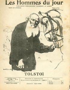 Omslag till "" Men of the Day", Satirical in N & B av Aristide Delannoy
