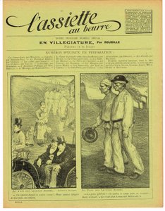Omslag till "" The Butter Plate"", Satirical in Colors av Aristide Delannoy