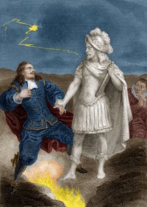 Spela Don Juan av Moliere: Don Juan med statyn av befälhavaren, 1870