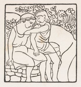Daphnis och Chloe: Daphnis och Chloe på lek av Aristide Maillol