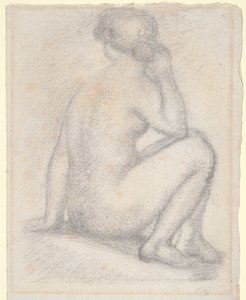 Naken kvinna, sittande av Aristide Maillol