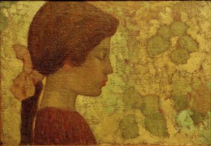 Tjej i profil av Aristide Maillol