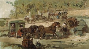 Antwerpen vagn och patache, spanska Nederländerna, tidigt 1600-tal