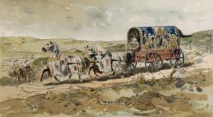 Vagn av en dam, 1200-talet