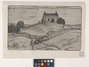 La Maison Du Pendu (Den hängda mannens hus) (etsning) av Armand Séguin