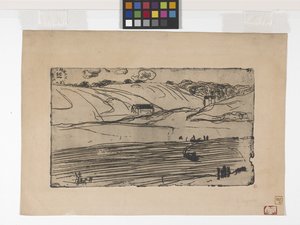 La Pèche (Fiske) (etsning och roulette)
