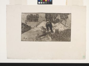 Le Debardeur (The Stevedore) (etsning) av Armand Séguin