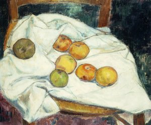 Stilleben med äpplen; Nature Morte aux Pommes, 1896