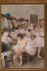 Kvinnliga dansare (pastell)