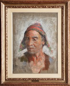 The Actor (pastell på duk)