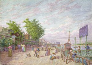 Quai du Point du Jour, Boulogne Billancourt, 1897 av Arnaud Durbec