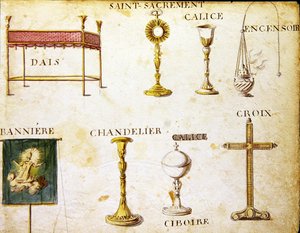 Illustrationer från "A French Alphabet Book of 1814", utgiven av Charles Plante Fine Arts.