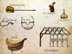 Illustrationer från "A French Alphabet Book of 1814", pub. av Charles Plante Fine Arts av Arnaud de Beauregard