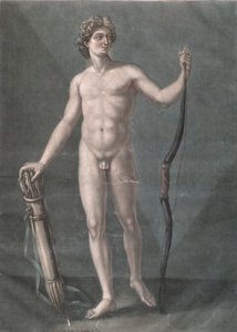 Apollo, den ideala anatomin (mezzotint)