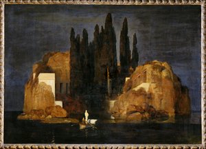 Die Toteninsel - De dödas ö ... (olja på duk) av Arnold Böcklin