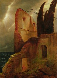 Ruin vid havet av Arnold Böcklin
