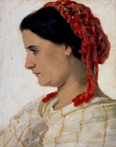 Porträtt av fru Angela Böcklin av Arnold Böcklin