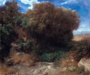 Landskap från Campagnan av Arnold Böcklin