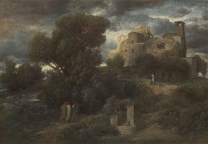 Vägen till Emmaus av Arnold Böcklin