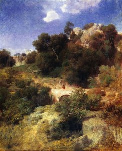 Romerskt landskap av Arnold Böcklin