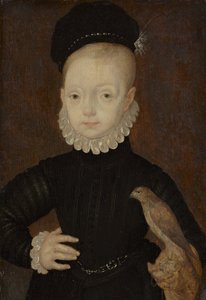 James VI och I 1566-1625, kung av Skottland, som barn, 1574 av Arnold Bronckhorst