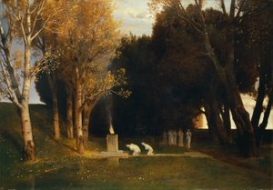 Helig lund, 1882. av Arnold Böcklin