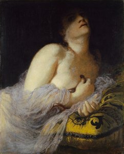 The Death of Cleopatra (första versionen), 1872 av Arnold Böcklin