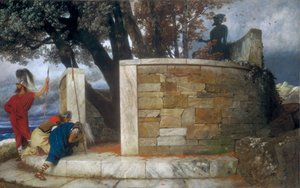 Herkules helgedom av Arnold Böcklin