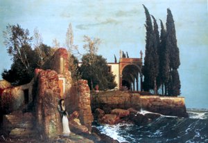Villa vid havet av Arnold Böcklin