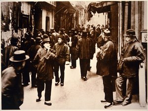 Ross Alley "Street of Gamblers", Chinatown, San Francisco av Arnold Genthe