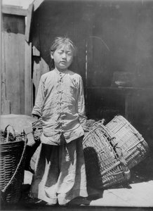 Fiskhandlarens dotter, Chinatown, San Francisco av Arnold Genthe