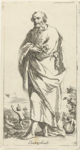 Personifierad evighet Eternity (titel på objekt) Fyrtioen stycken, olika Sinne Beelden (serietitel) av Arnold Houbraken