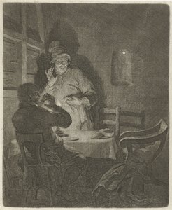Måltid i Emmaus av Arnold Houbraken