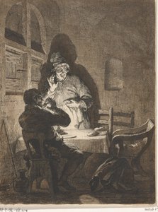Måltid i Emmaus av Arnold Houbraken