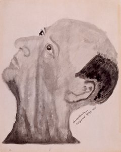 Arnold Schoenberg självporträtt - Hollywood 1923 av Arnold Schoenberg