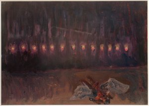 Den lyckliga handen (första bilden) av Arnold Schönberg
