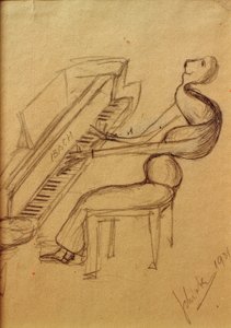 karikatyr (pianospelare)