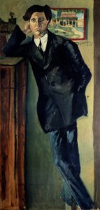 Porträtt av Alban Berg (1885-1935)
