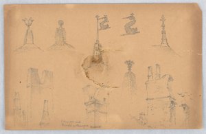 Arkitektoniska detaljer från Bourges av Arnold William Brunner