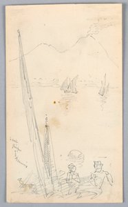 Sista glimten av Vesuvius av Arnold William Brunner