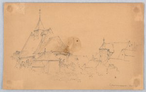 Skiss av Chenonceaux