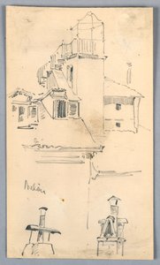 Skisser i Milano av Arnold William Brunner