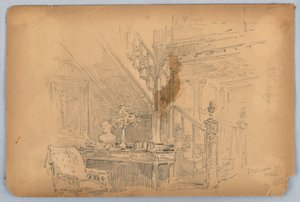 Trappa—Mossley Hall av Arnold William Brunner