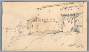 Väggar i Toledo av Arnold William Brunner