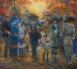 Mondanity, ca 1911 (blandteknik på papper)